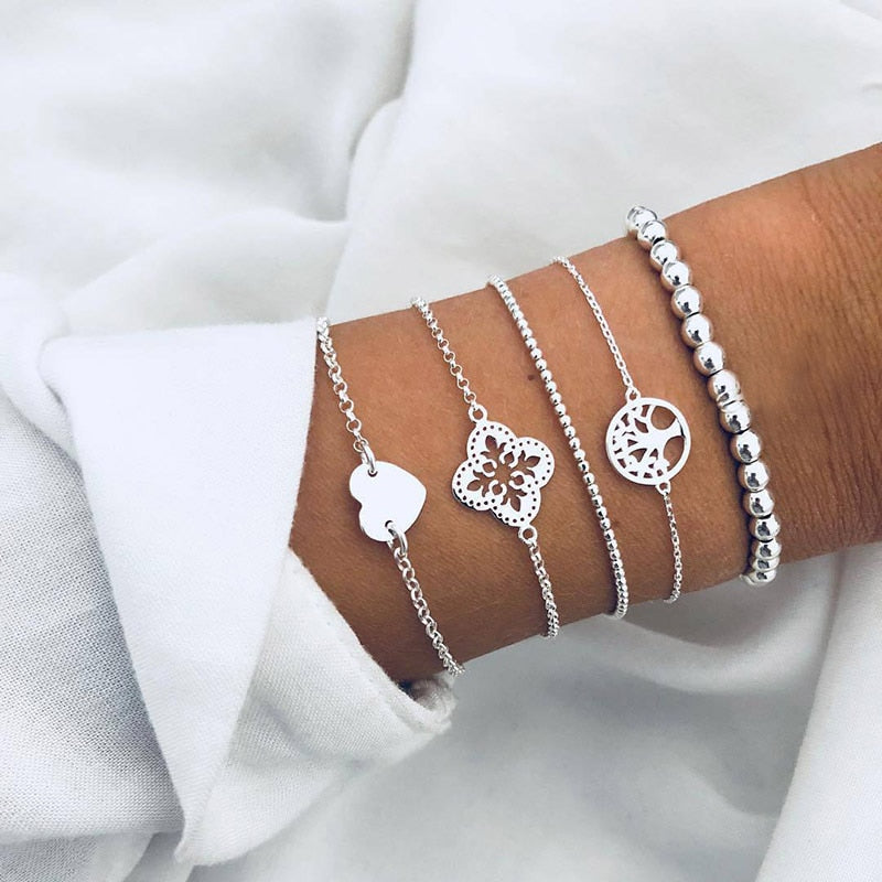 Bracelet Sets For Women (Vintage Fashion Jewelry Accessories)š