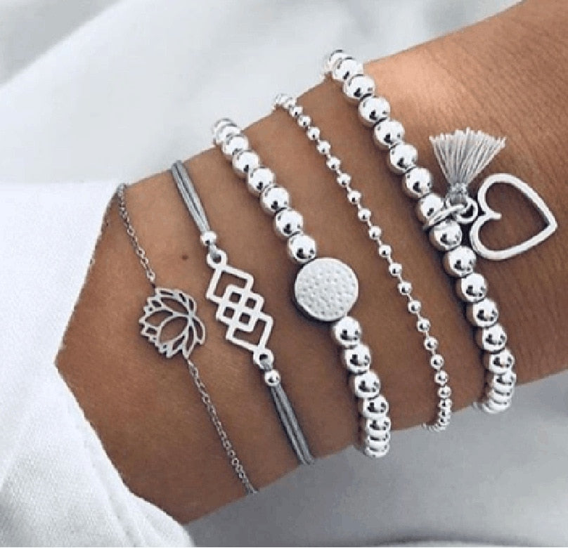Bracelet Sets For Women (Vintage Fashion Jewelry Accessories)š