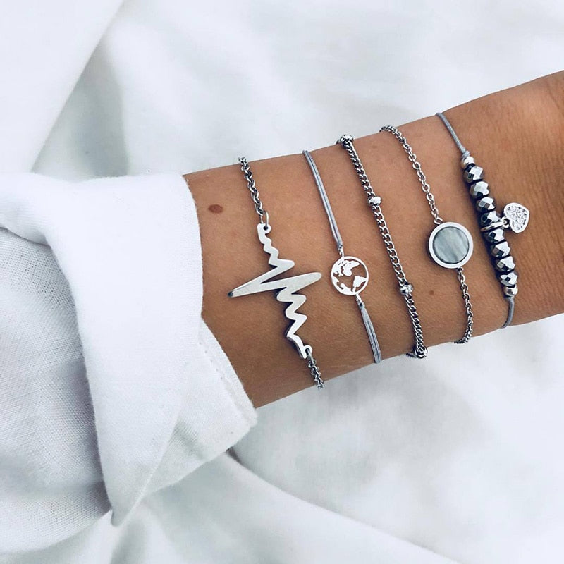 Bracelet Sets For Women (Vintage Fashion Jewelry Accessories)š