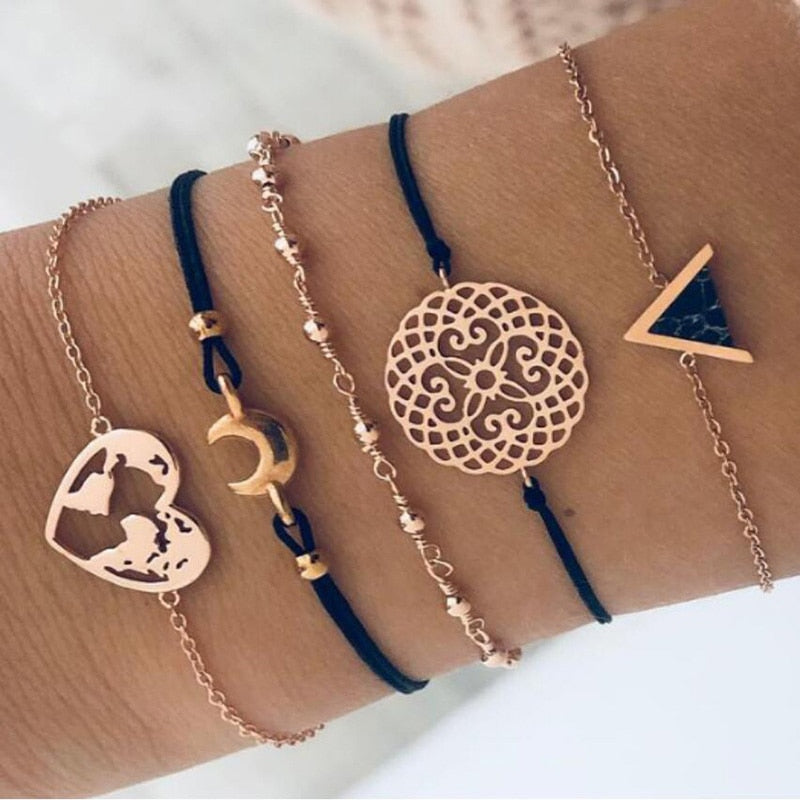 Bracelet Sets For Women (Vintage Fashion Jewelry Accessories)š