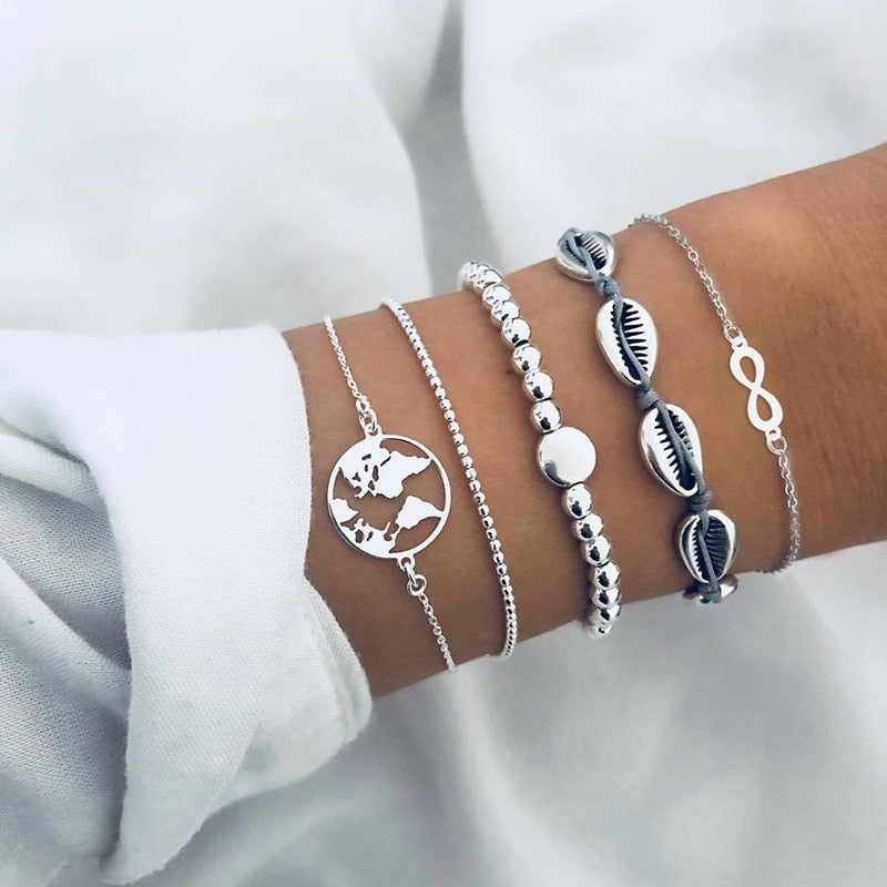 Bracelet Sets For Women (Vintage Fashion Jewelry Accessories)š