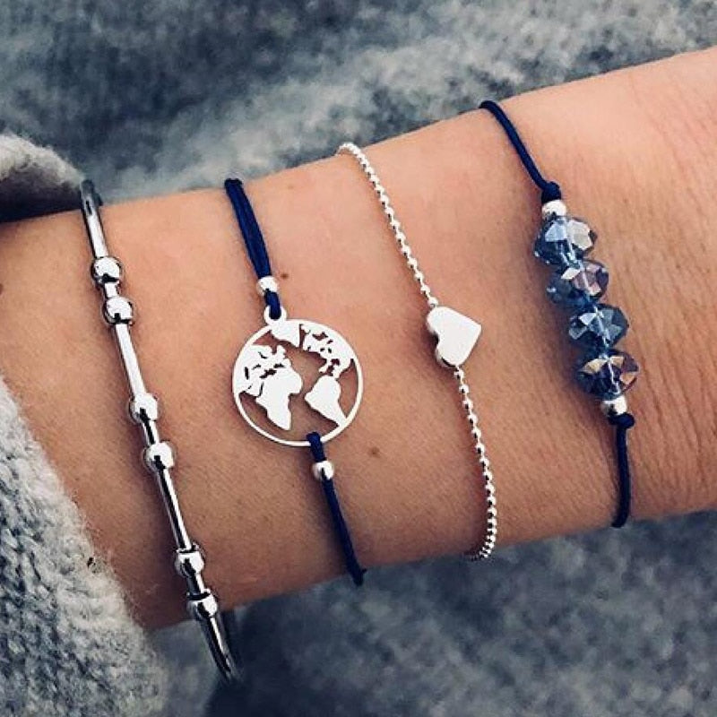 Bracelet Sets For Women (Vintage Fashion Jewelry Accessories)š