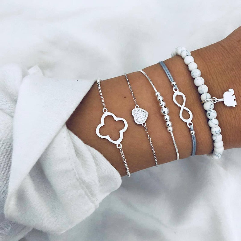 Bracelet Sets For Women (Vintage Fashion Jewelry Accessories)š