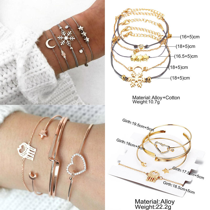 Bracelet Sets For Women (Vintage Fashion Jewelry Accessories)š