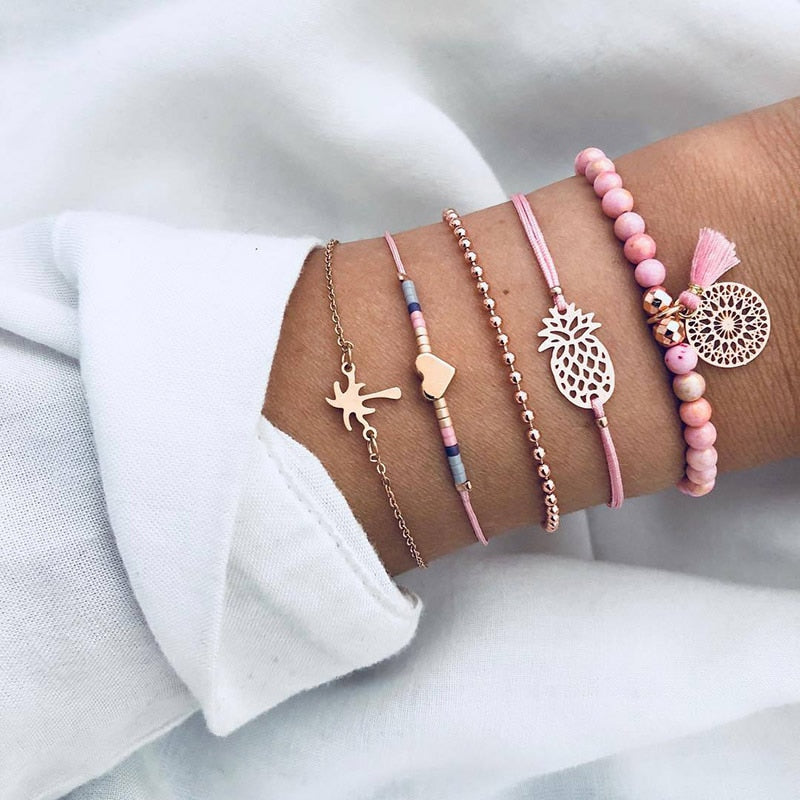 Bracelet Sets For Women (Vintage Fashion Jewelry Accessories)š