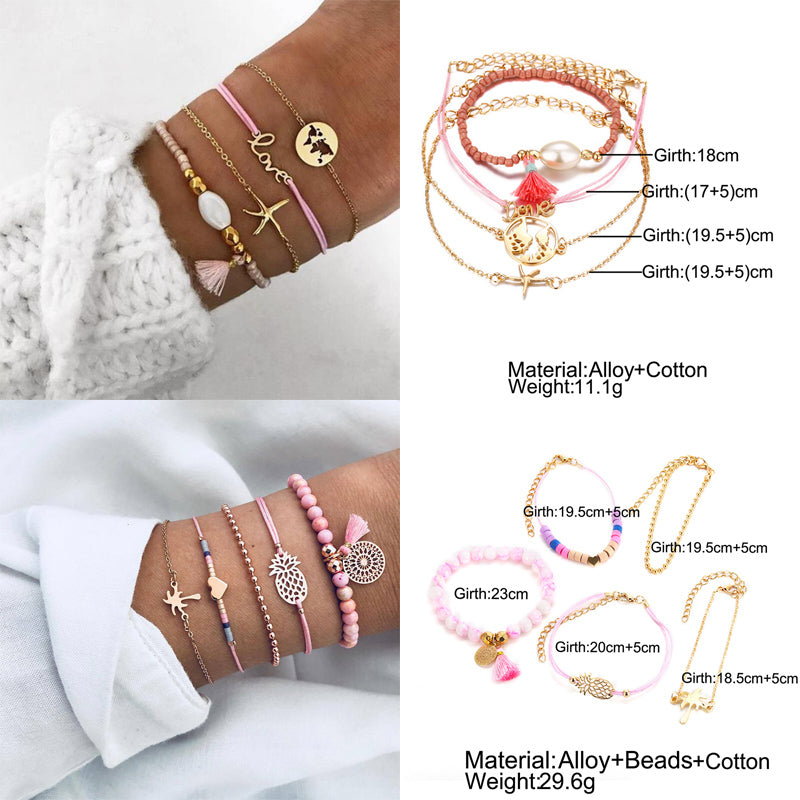 Bracelet Sets For Women (Vintage Fashion Jewelry Accessories)š