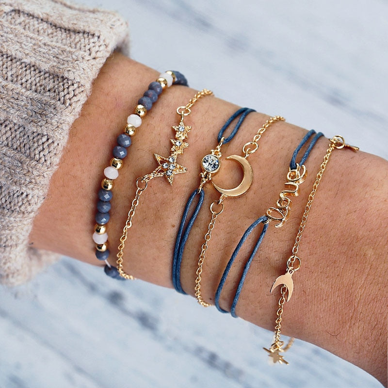 Bracelet Sets For Women (Vintage Fashion Jewelry Accessories)š