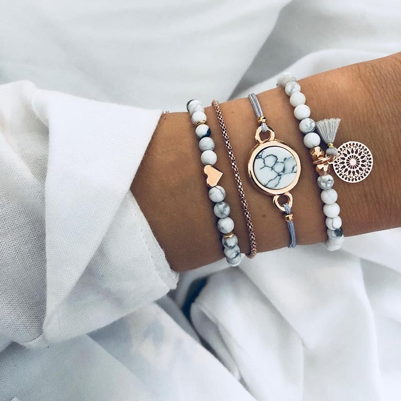 Bracelet Sets For Women (Vintage Fashion Jewelry Accessories)š