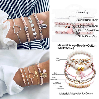 Bracelet Sets For Women (Vintage Fashion Jewelry Accessories)💚