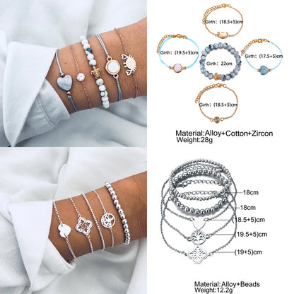 Bracelet Sets For Women (Vintage Fashion Jewelry Accessories)💚