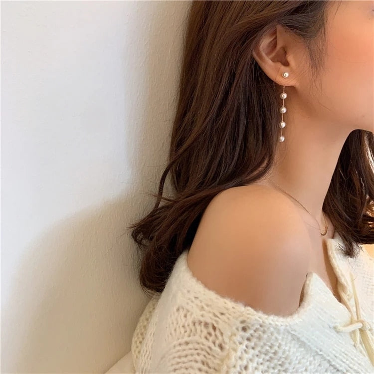 Cute long Earrings that makes you stand out!💜