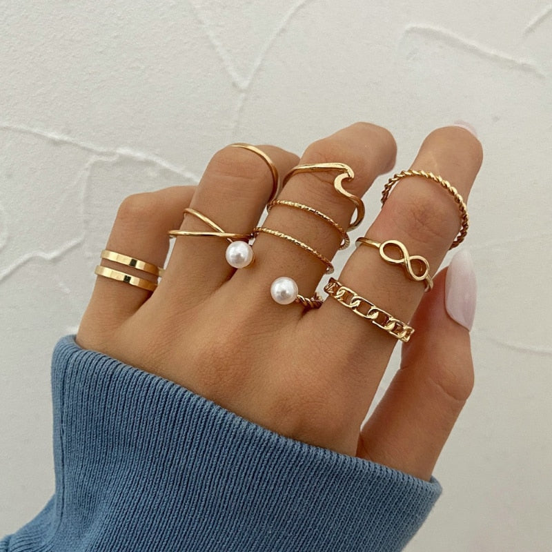 Rings Set For Women (Vintage Trendy Jewelry)💫