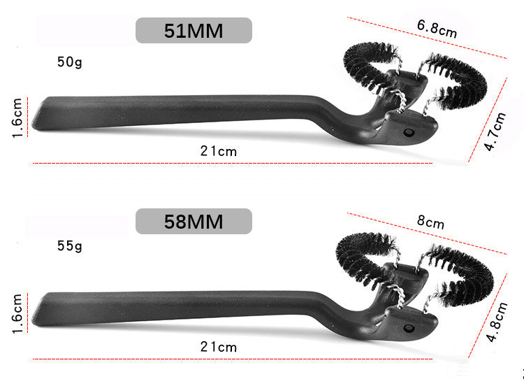 Espresso Coffee Machine Cleaning Brush 51/54/58mm and  Head Nylon Cleaning Brush.