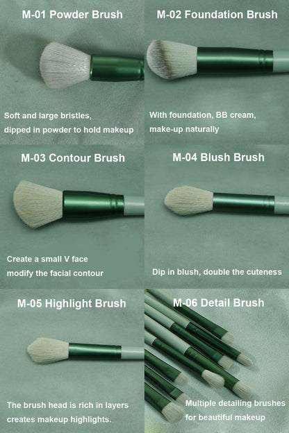 Makeup Brush Set (13pcs)🧡