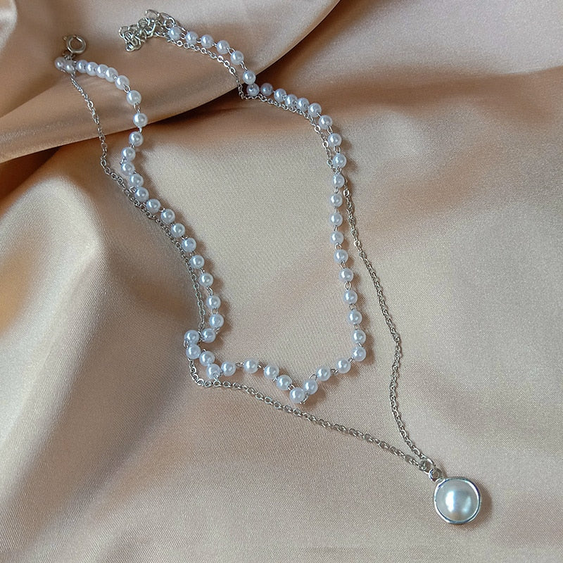 Fashion Vintage Crystal Pearl Necklace! (Trendy 2023)💫