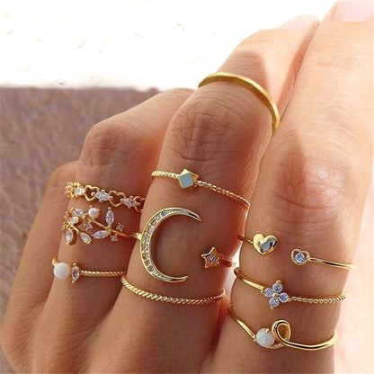 Rings Set For Women (Vintage Trendy Jewelry)💫