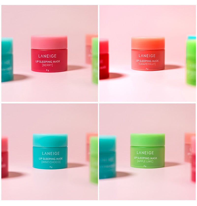 Laneige Lip Sleeping Mask Mini Set - Hydrating Repairing Lip Balm Anti-wrinkles, Remove Dead Skin Lip Care