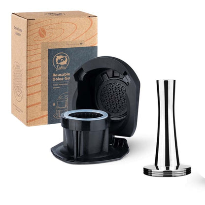 2 Coffee adaptors for Dolce Gusto NOW using coffee powder AND/OR Nespresso capsule