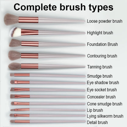 Makeup Brush Set (13pcs)🧡