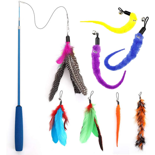 Cat Interactive Toy Feather