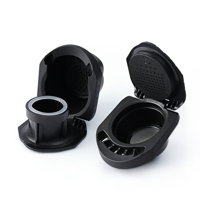 2 Coffee adaptors for Dolce Gusto NOW using coffee powder AND/OR Nespresso capsule