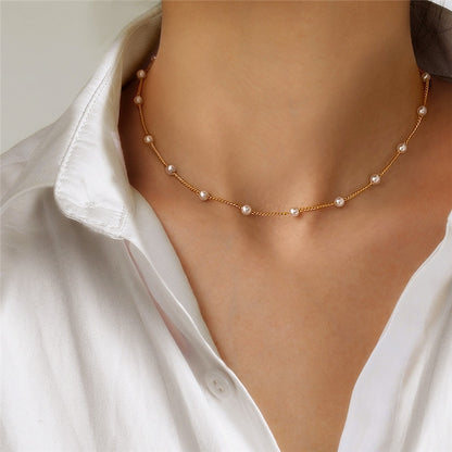 Fashion Vintage Crystal Pearl Necklace! (Trendy 2023)💫