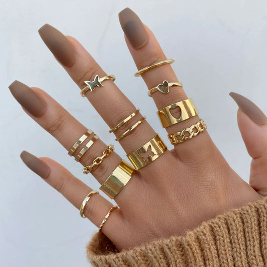 Rings Set For Women (Vintage Trendy Jewelry)💫