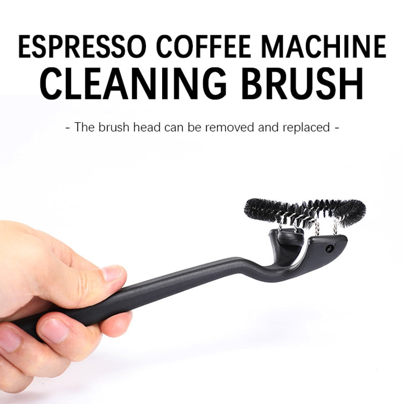 Espresso Coffee Machine Cleaning Brush 51/54/58mm and  Head Nylon Cleaning Brush.